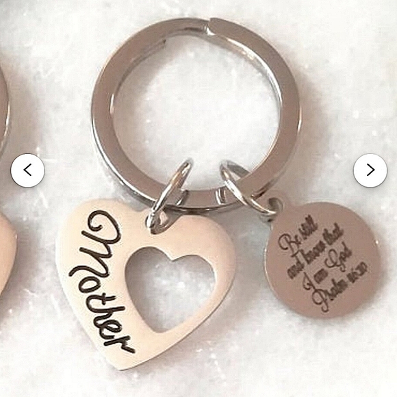 Christian Bible Verse Scripture Keyring - Picture 2 of 3